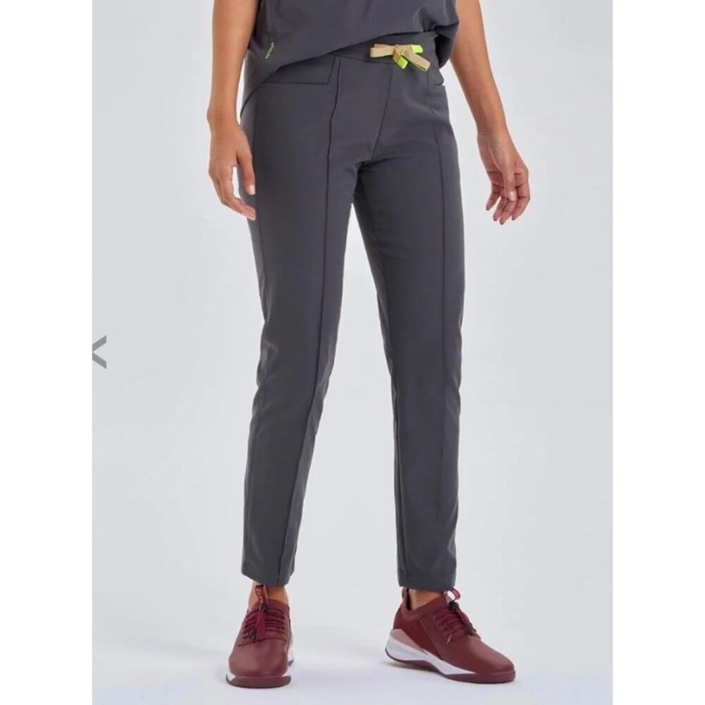 Medelita Women's Pixel Scrub Pants in Pewder Gray Color sz M - Picture 2 of 13